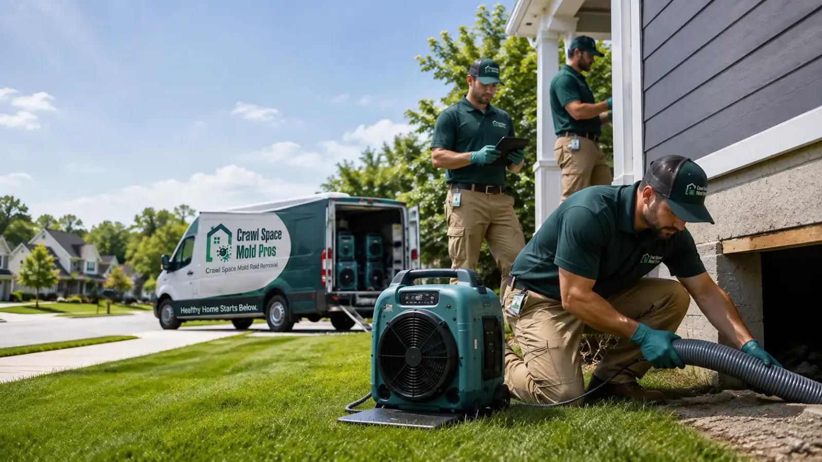 Crawl Space Mold Removal in Sharptown, MD